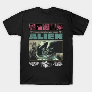 in space no one hear your scream - alien T-Shirt